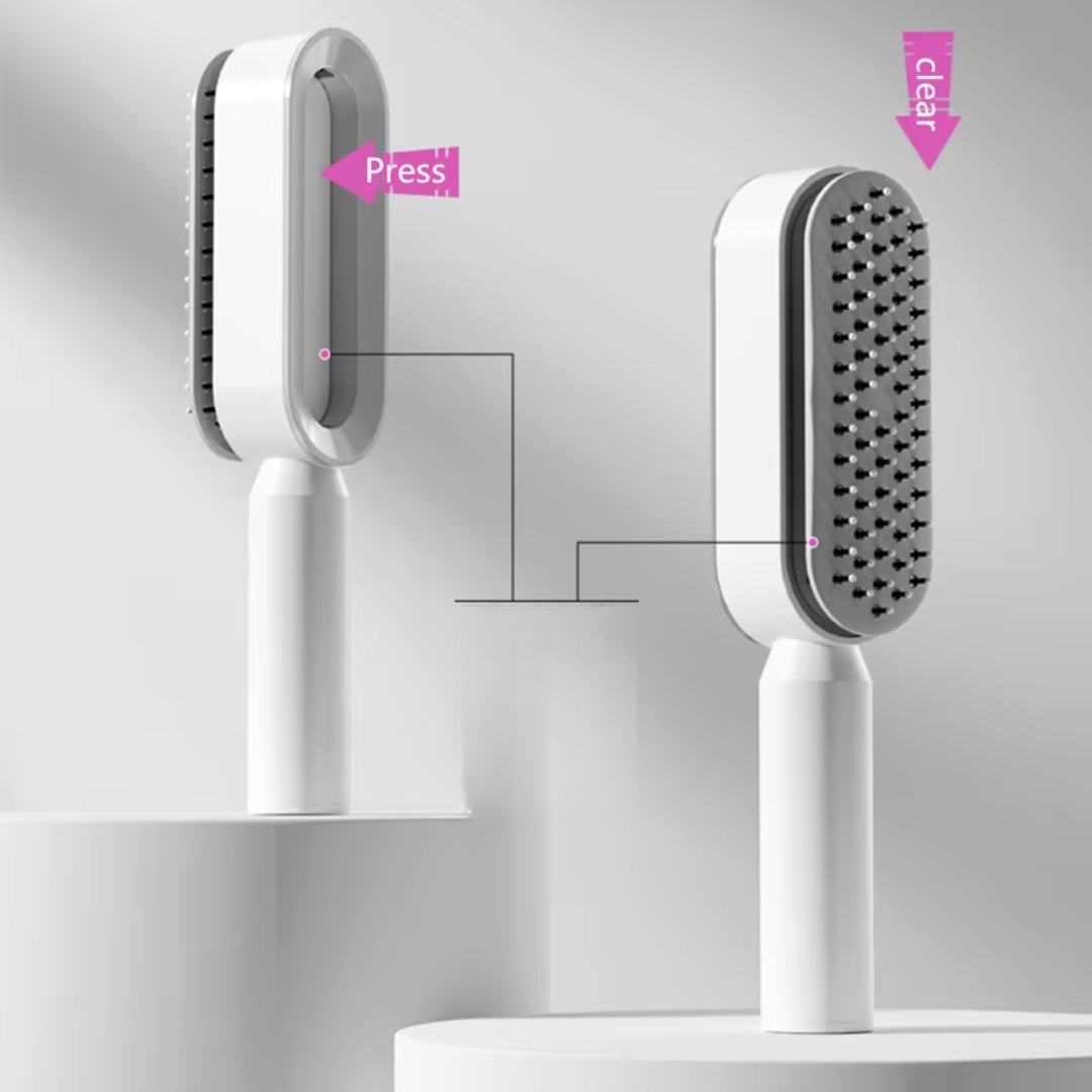 Limited Edition Mini Self Cleaning Hair Brush